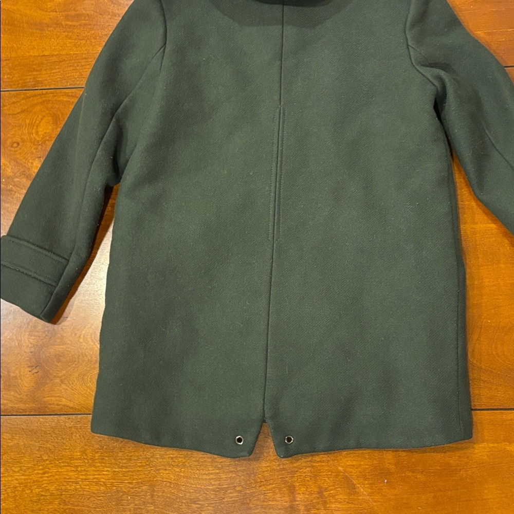 Zara Kids Wool Blend Faux Fur Hooded Coat - Picture 4 of 11